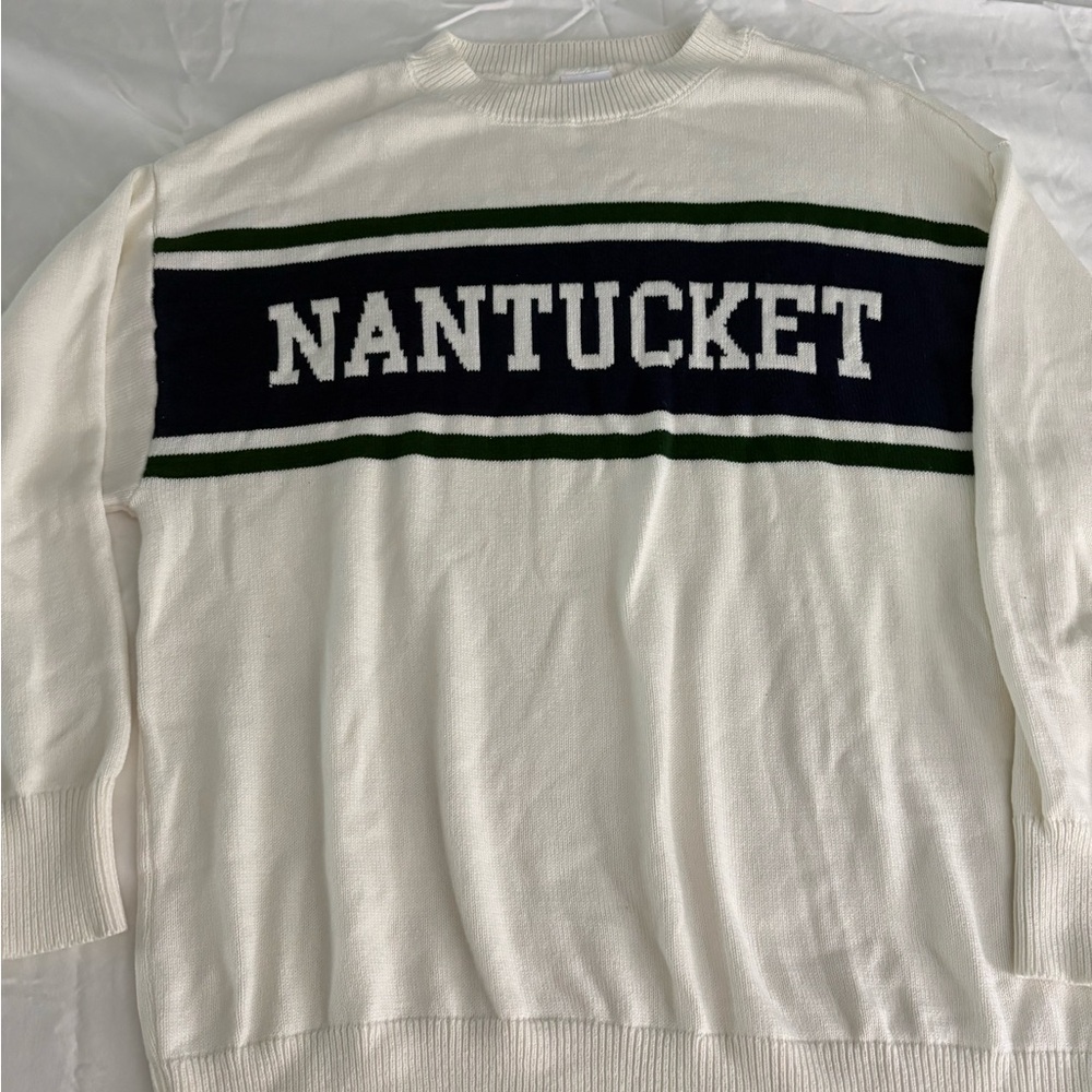 Women’s size Medium, Nantucket knit sweater Oversized